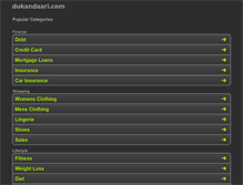 Tablet Screenshot of dukandaari.com